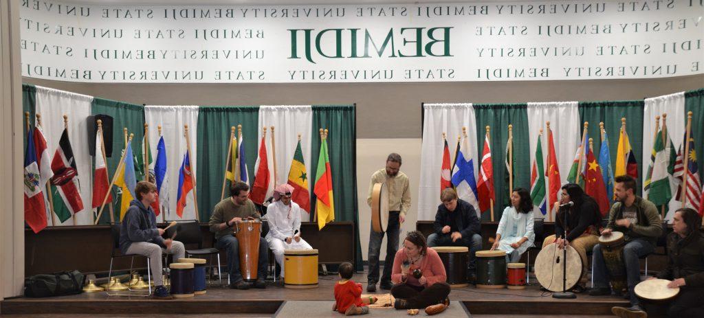Festival of Nation Celebration with students playing instruments